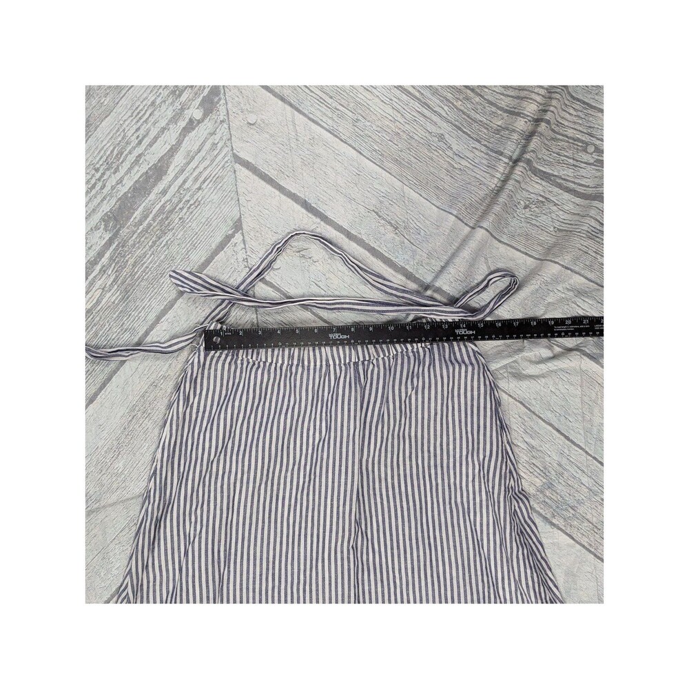 Talbots Nautical A-Line Blue & White Striped Belted Skirt w/ Pockets‎ Sz MP NEW - Picture 9 of 9